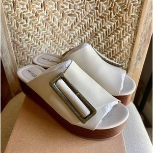 Kelsi Dagger Brooklyn Dover White Platform Sandal